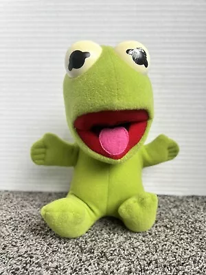 Vintage 1987 Baby Kermit Plush Toy Collectible Jim Henson Muppets Stuffed Frog • $8