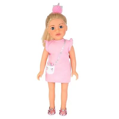 Chad Valley Designafriend Pink Unicorn Handbag Shoes Outfit For 18in/46cm Doll • £14.95