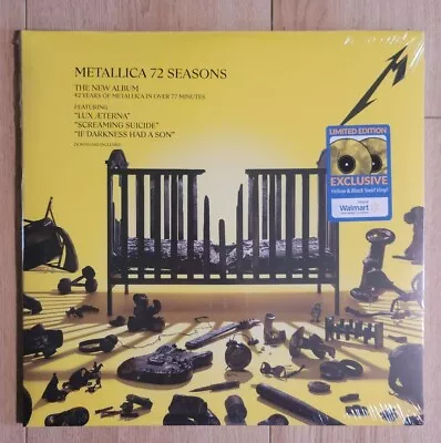 £44.95 • Buy 72 Seasons - US Exclusive Double Yellow Black Swirl Vinyl LP - Metallica 