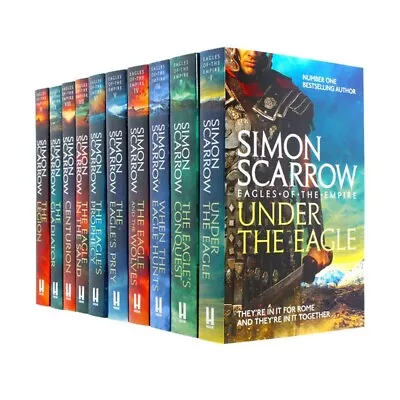 Simon Scarrow Eagles Of The Empire Series Collection 10 Books Set Paperback • $60