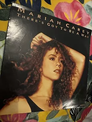 Mariah Carey There's Got To Be A Way 12  Vinyl Single With Remix 1991 • $17.99