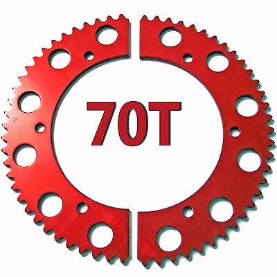 70T Tooth #35 Chain Split Sprocket Racing Go-Kart Fun Cart Barstool Gear RLV • $19.73