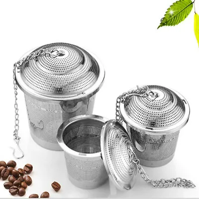 $3.08 • Buy Spice Herbal Strainer Tea Ball Mesh Infuser Stainless Steel CF Filter Diffuser