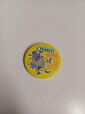 Quavers They're So Curly Pin Badge Button Vintage Retro Advertising Walkers  • $4.99