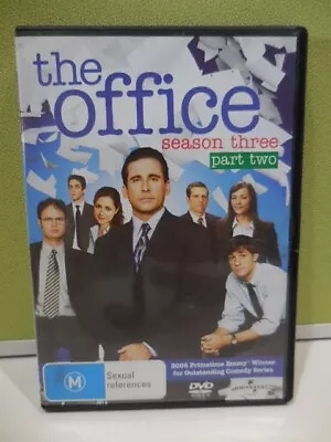 The Office. Season Three Part Two.. Steve Carell. Dvd.  2 Disc Set .(b6) • $5.99