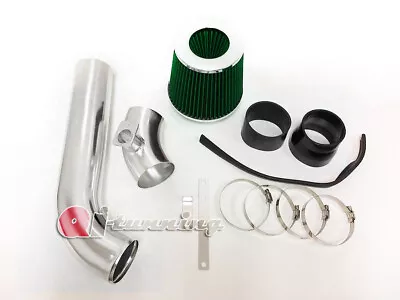 BLACK GREEN Cold Air Intake Kit & Filter For 1992-1998 BMW E36 3-Series I6 • $55.25