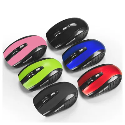 2.4GHz Wireless Optical Mouse Mice & USB Receiver For PC Laptop Tablet (X-Large) • $8.45