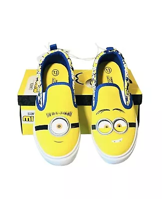 Toddler Boys' NBCUniversal Minions Dual Gore Slip-on Sneakers Size 13 • $15