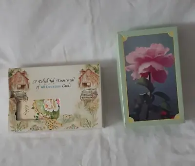 Vintage Unused Bible Verse Greeting Cards & All Occasion Greeting Cards-2 Boxes • $24