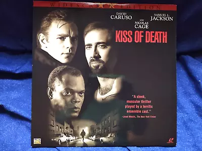  Kiss Of Death  (1995) Laserdisc LD Widescreen D.Caruso SL Jackson Nicolas Cage • $6.59