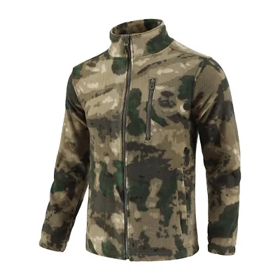 ESDY Men's Military Jacket Outdoor Tactical Fleece Liner Coat Casual Camo Hiking • £31.19