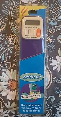 Mark-My-Time Digital Bookmark Purple New! • $7.99