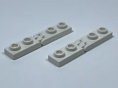 LEGO Vintage White Hinge Plates Hollow Studs Classic Town Space Futuron • $7.95