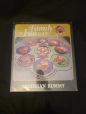 VINTAGE  Hasbro World Of Family Fun Michigan Rummy Strategy Board Game 1971  NEW • $39.97