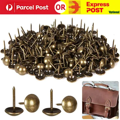 $17.43 • Buy Up To 500X Furniture Hardware Studs Tacks Pins Antique Bronze Upholstery Nails