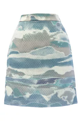 VON VONNI Women's Green Multi Quilted Mini Skirt 3012 $98 NEW • $10.77