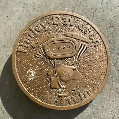 $35.99 • Buy Harley Davidson V Twin 1200 Belt Buckle Biker Engine Motorcycle Road King Outlaw