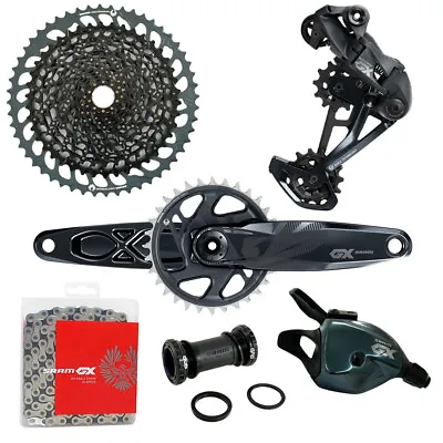 FAST SHIP~ SRAM GX Eagle 12 Speed 10-52T MTB Kit  6 Pcs  Trigger Shifter • $565