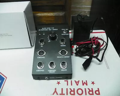  Microphone TEST CENTER  BRAND NEW Super Star T747 WITH 12VDC POWER SUPPLY • $64.99