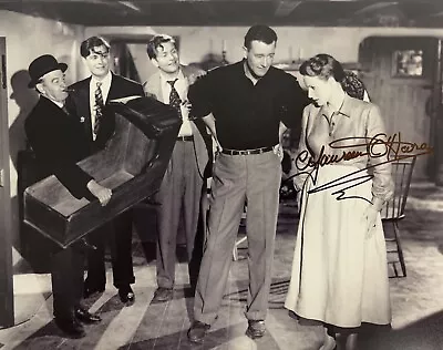 Maureen O'Hara The Quiet Man Signed With John Wayne 8x10 Photo - JSA Cert • $119.99