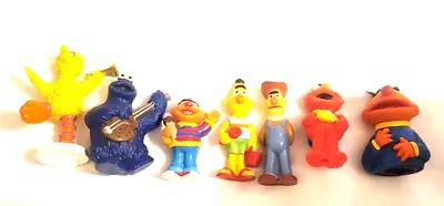 Vintage Sesame Street PVC Figures Cookie Monster Bert Ernie Big Bird Elmo • $8.76