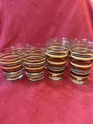 $90 • Buy Vintage Fiestaware Set Of 8, 4 Tumblers And 4 Pint Glasses Unused. See Pics