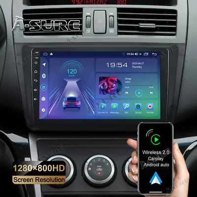 For Mazda 6 2007-2013 Car Stereo Radio Navi Android 12 Wireless Carplay 2GB+32GB • $127.49