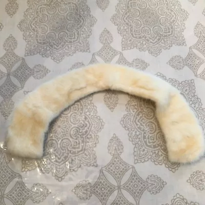 Vintage Mink Fur Collar Off White • $23