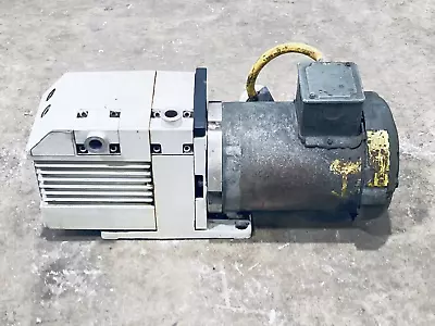 Leybold D8b Trvac Rotary Vacuum Pump W/ Ge 5k49pn4167 Electric Motor 1hp 56c-fr • $149.99