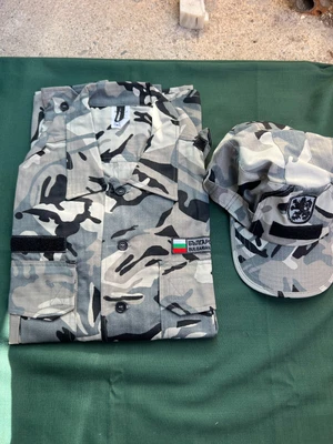 $55 • Buy Bulgarian Army Urban Camouflage Coat Air Force Uniform Shirt+hat