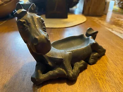 Vintage K&O Bronze Horse Ashtray • $14.99