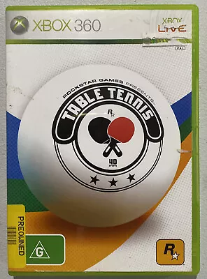 Xbox 360 Game | Rockstar Games Presents Table Tennis (2006) | 1-8 Players • $12.95