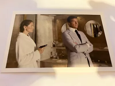 James Bond  007 Postcard Maud Adams / Roger Moore In The Man With The Golden Gun • £1.99