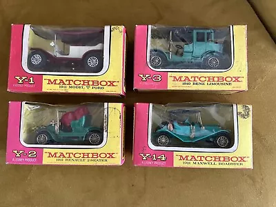 Matchbox Models Of Yesteryear X 4. FordRenaultBenz. • £5