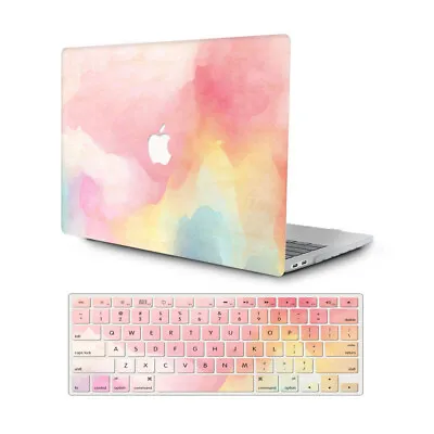 2in1 Frosted Hard Case Protective Cover For 2016-2022 MacBook Pro 13 A2159 A2338 • £15.35