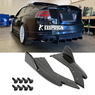 For Acura TLX ILX RLX TSX Gloss Rear Bumper Diffuser Splitter Lips Side Skirts • $45.55