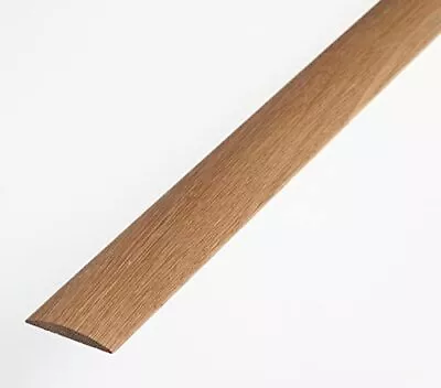 Solid Oak Lacquered Cover Strip Threshold Moulding Door Bar 900mm (L) 45mm (W) • £16.99