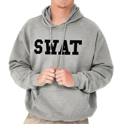 Swat Team Logo Police Cop Uniform Costume Hoodie Hooded Sweatshirt Men Women • $34.99