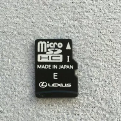 Lexus Premium 13mm Navigation Micro SD Card UK & EUROPE MAP 2021/2022 Ver.2 NEW • £31