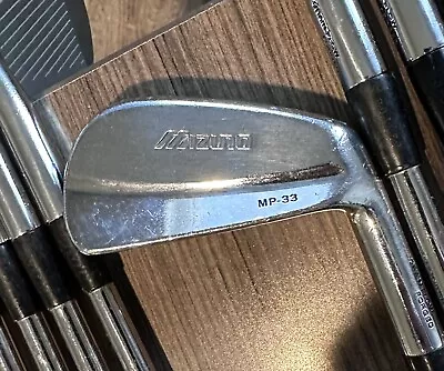 Mizuno MP-33 Irons 3-PW Dynamic Gold True Temper S300 Shafts • $350