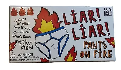 LIAR LIAR Pants On Fire Card/Dice Roll Game By Boxer (Wits GuessWin Tell Fibs) • £7.50