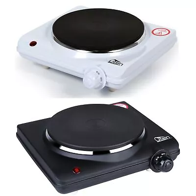 Uten Hot Plate Electric Kitchen Cooker Single Portable Table Top Stove Hob 1250W • £15.49