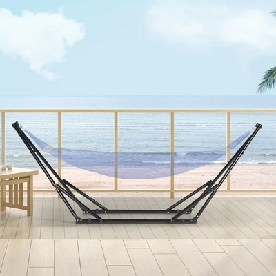 $68.69 • Buy Hammock Stand Portable Adjustable Hammock Swing Capacity 550lbs W/ Carrying Case