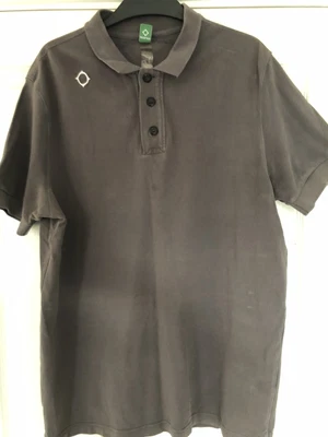 £20 • Buy Mens Large MA.Strum Grey Polo T-shirt 
