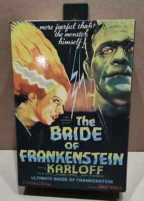 Neca 7  Ultimate Bride Of Frankenstein Color Version Case Fresh! • $49.99