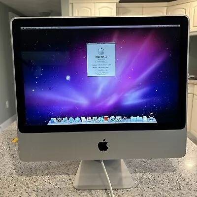 Apple IMac A1224  20  Intel C2D 2GHz 2GB RAM 320GB HDD OS 10.6 • $52.74