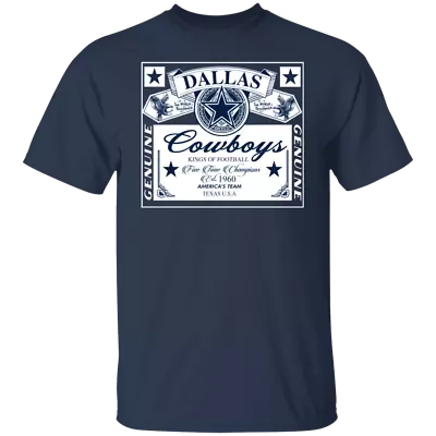 Men's Dallas Cowboys T-Shirt DALLAS COWBOYS Football T-Shirt Navy S-5XL • $16