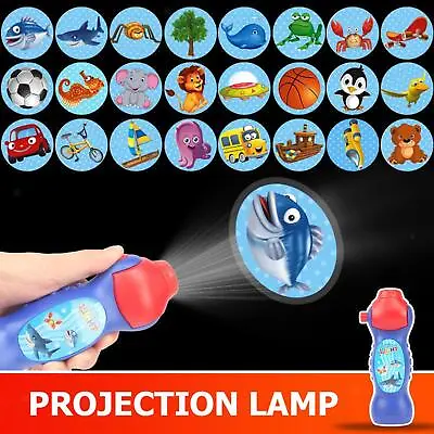 £6.60 • Buy Mini Projector Torch Educational Light-up Toys For Children Kids Develop Play