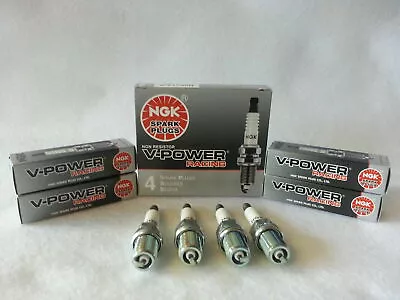4 Ngk V-power Racing Spark Plugs R5671a-8 4554 Colder High Power Turbo Nitrous • $29.86