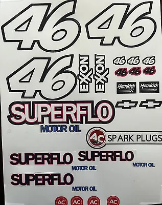 1/10 Scale Days Of Thunder SUPERFLO #46 Vinyl Decal Sheet /Sponsor Stickers. • $18